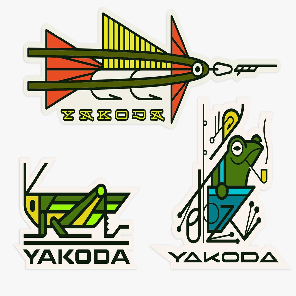Trout Snacks Sticker Pack