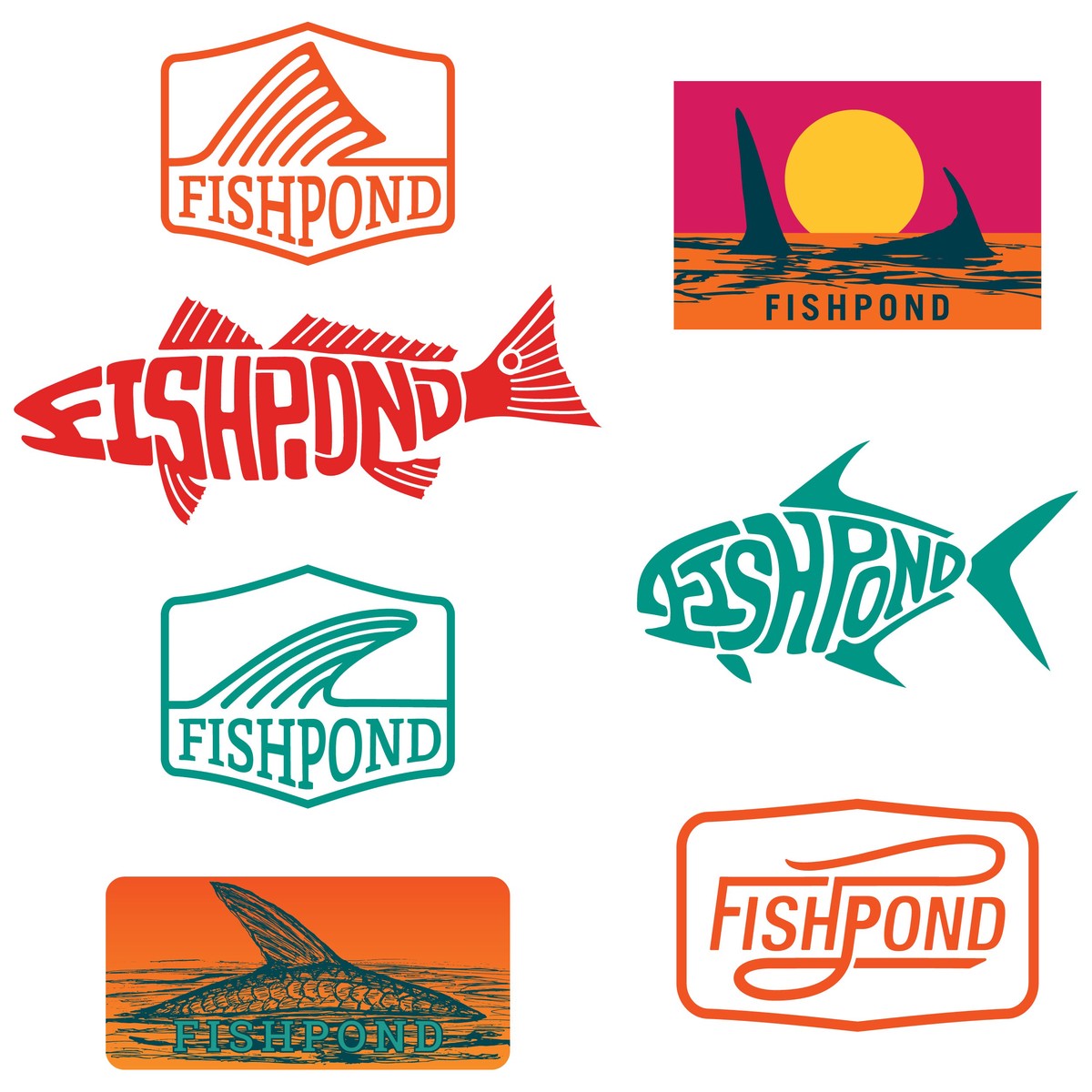Fishpond Saltwater Sticker Bundle