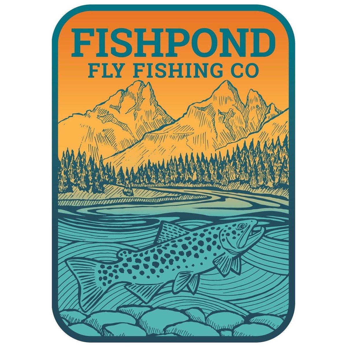 Fishpond Solitude Sticker