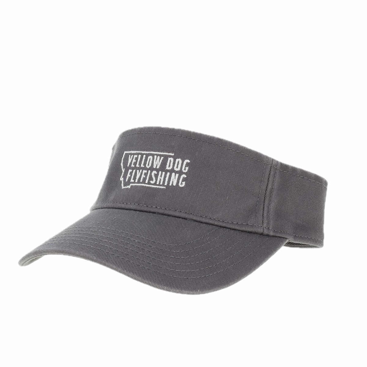 Yellow Dog Visor - Dark Gray