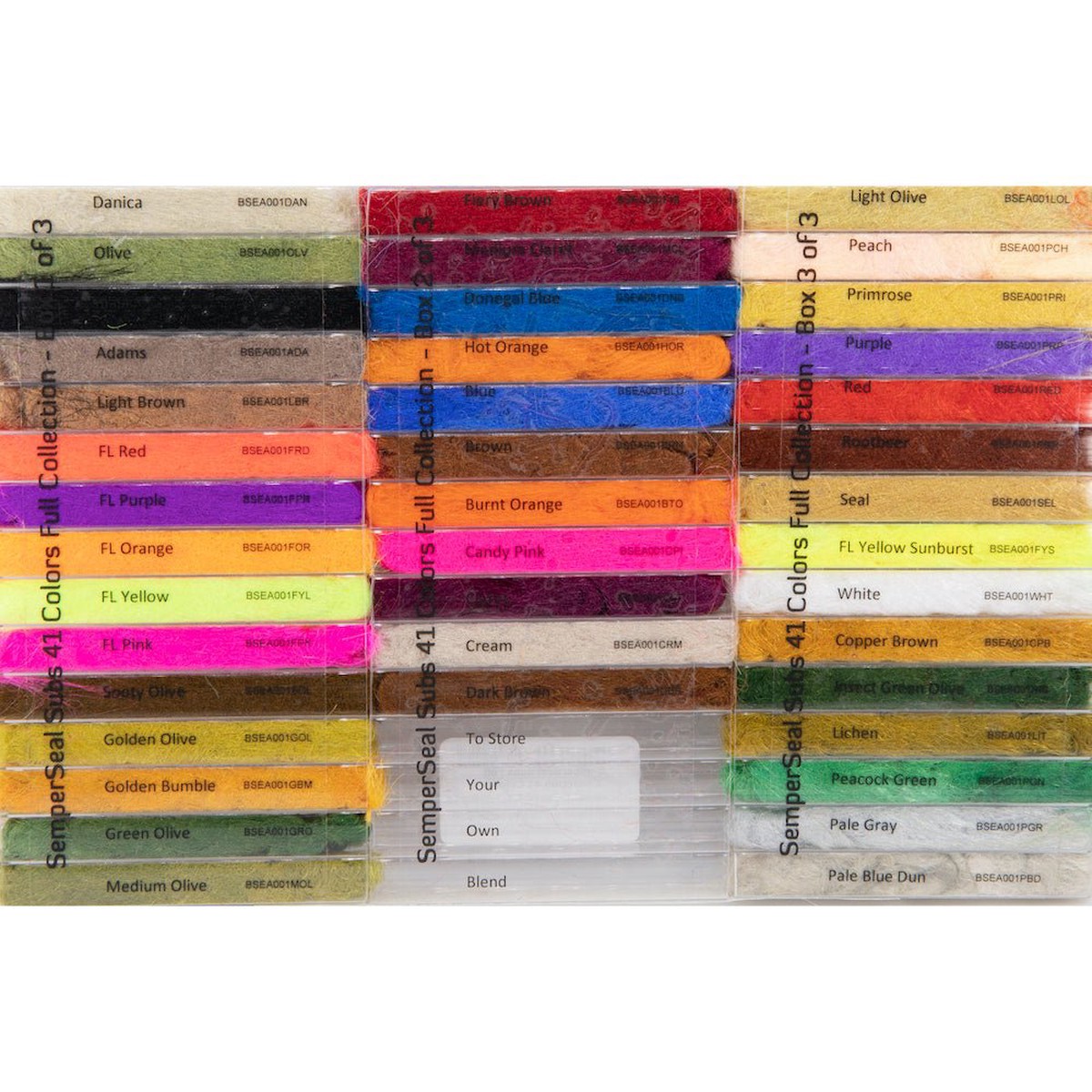 Semperfli SemperSeal Subs Full Collection 41 Colors