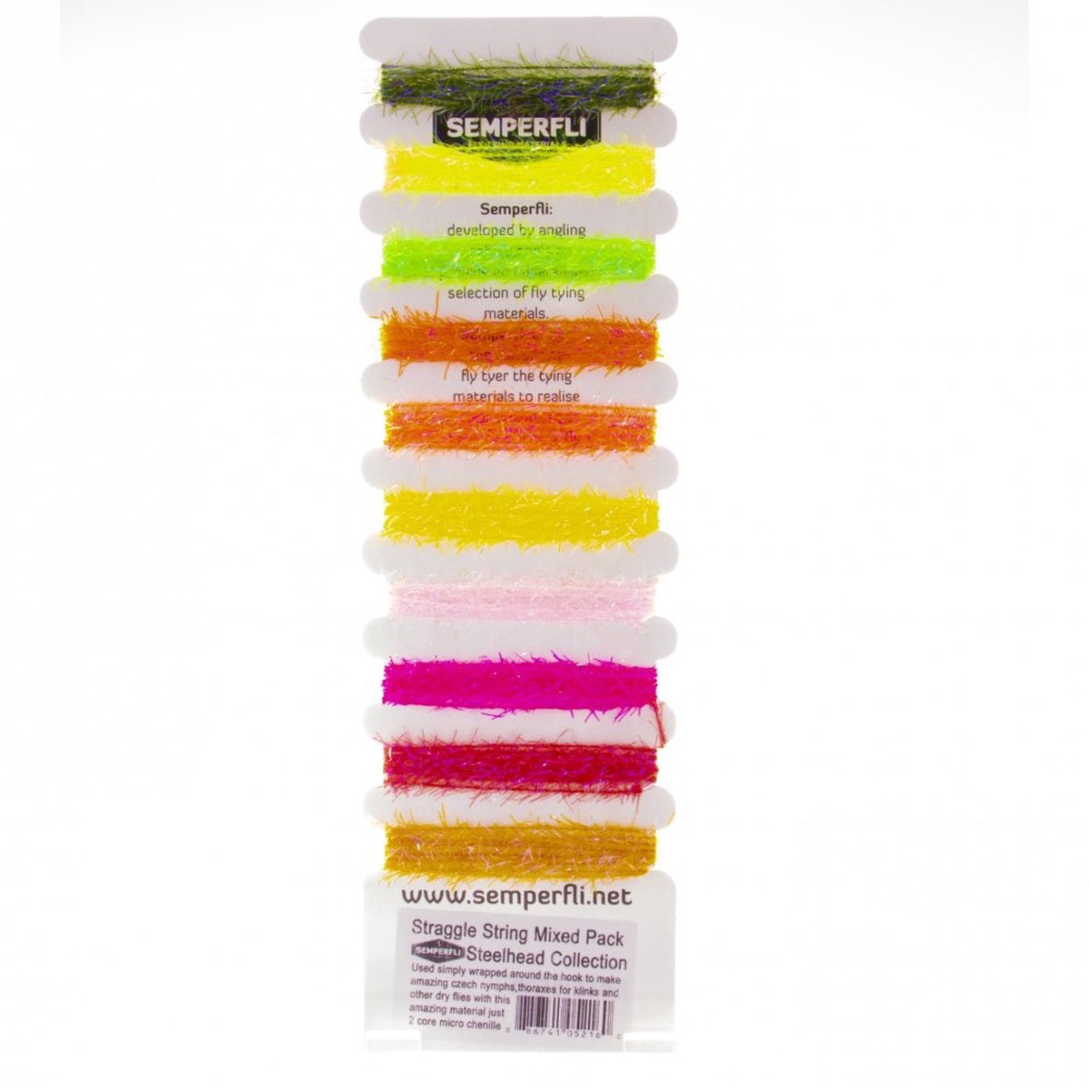 Semperfli Straggle String Multicard - Steelhead