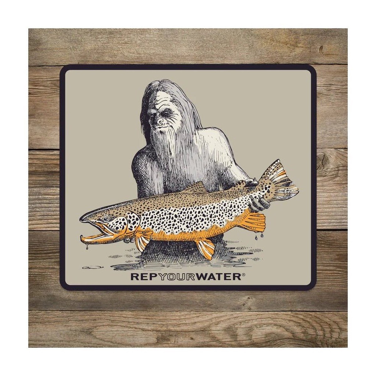 Rep Your Water - Hero Squatch Sticker