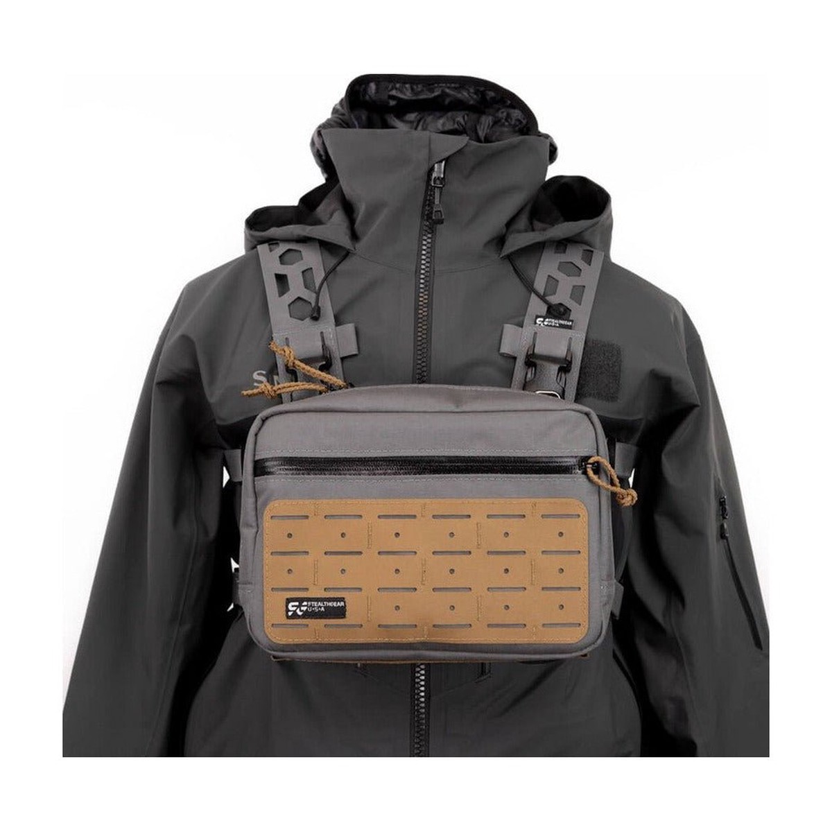 Frontier Chest Rig Angler System - Wolf Grey