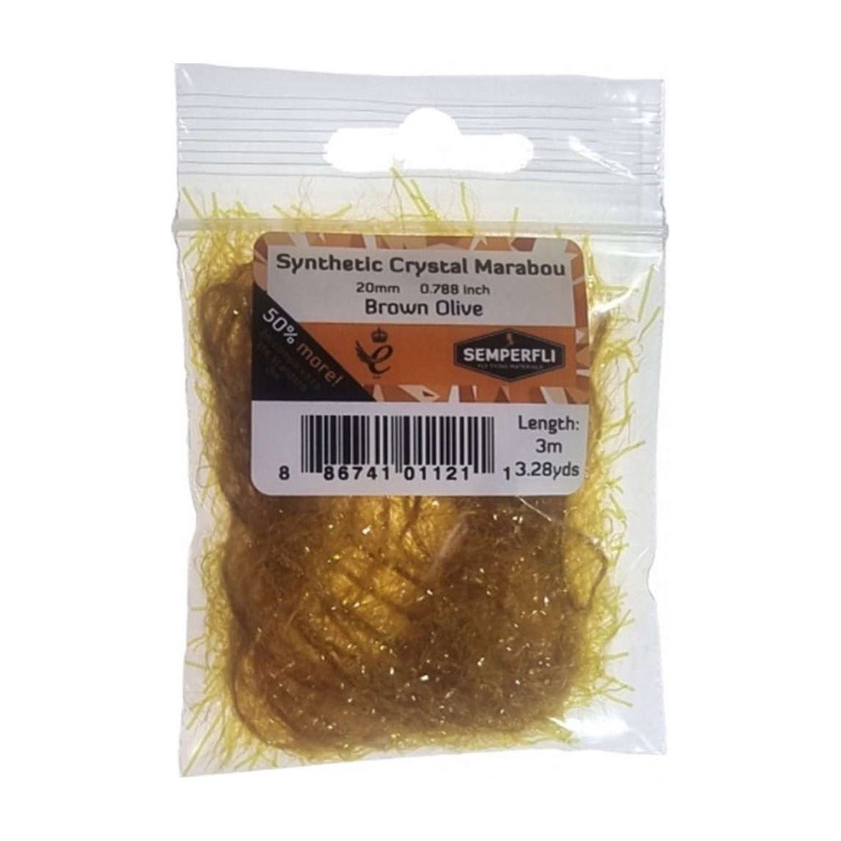 Semperfli Synthetic Crystal Marabou