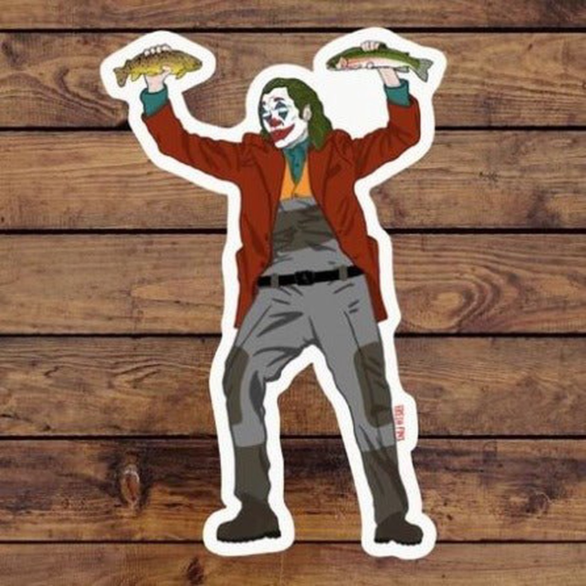 Doubles No Joke Sticker