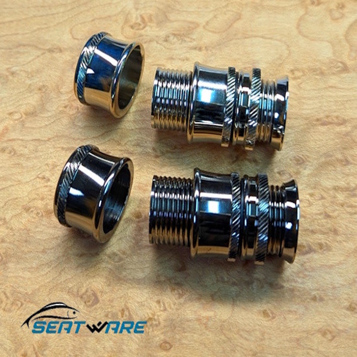 'SeatWare' Downlocking Nickel Reel Seat Skeleton Model-SW01