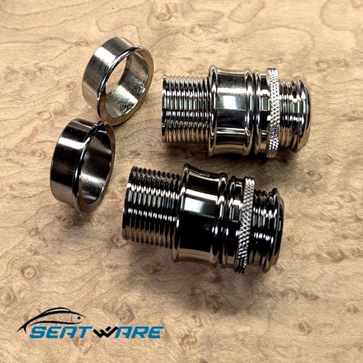 'SeatWare' Uplocking Nickel Reel Seat Skeleton Model-SW03