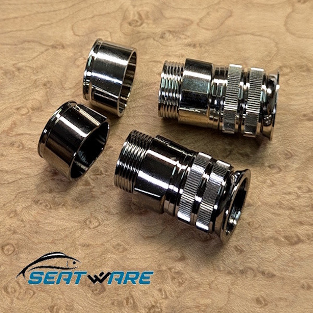 'SeatWare' Downlocking Nickel Reel Seat Skeleton Model-SW02