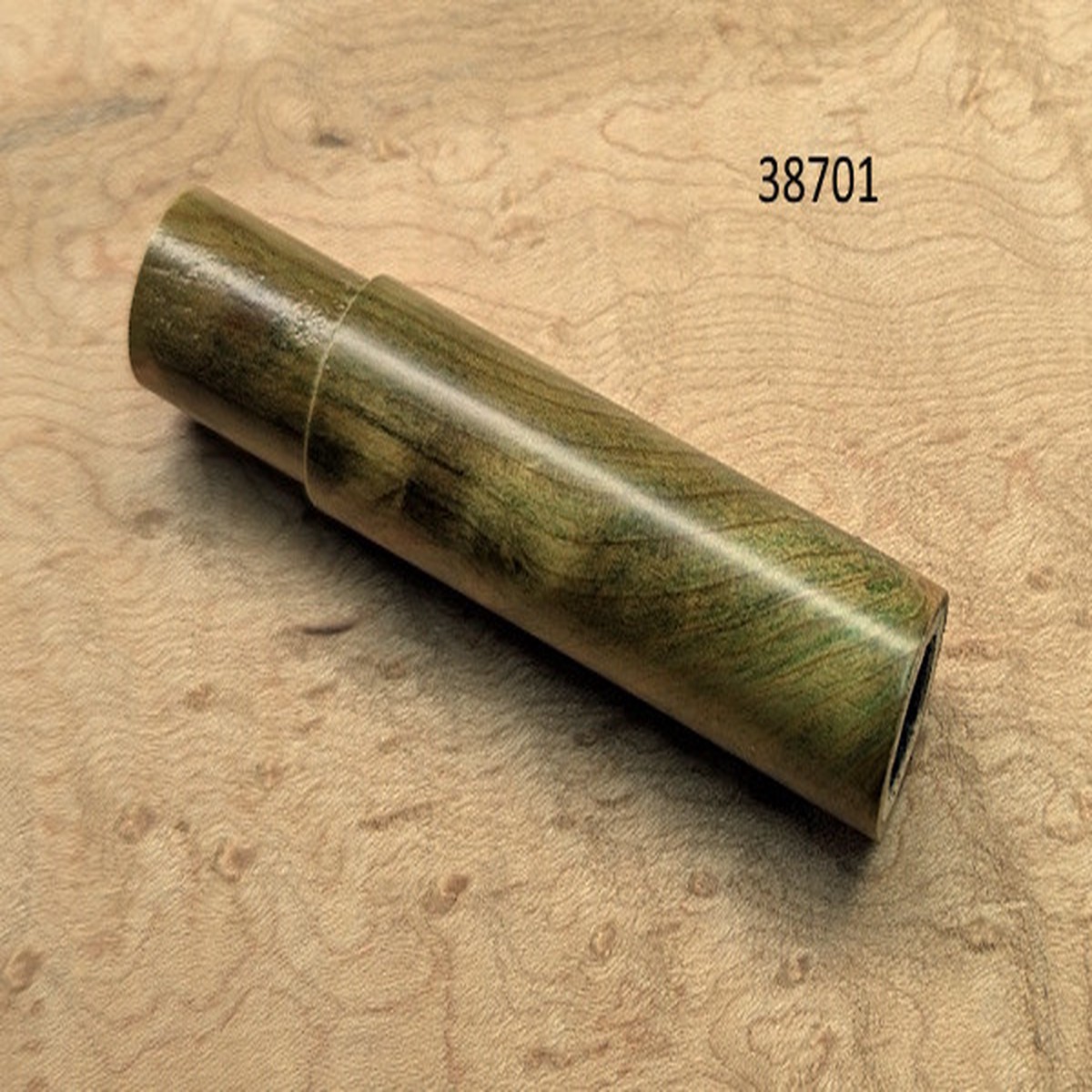 'SeatWare' Maple Burl Dyed Green 'WYSIWYG' Insert for SW05 Reel Seats-38701