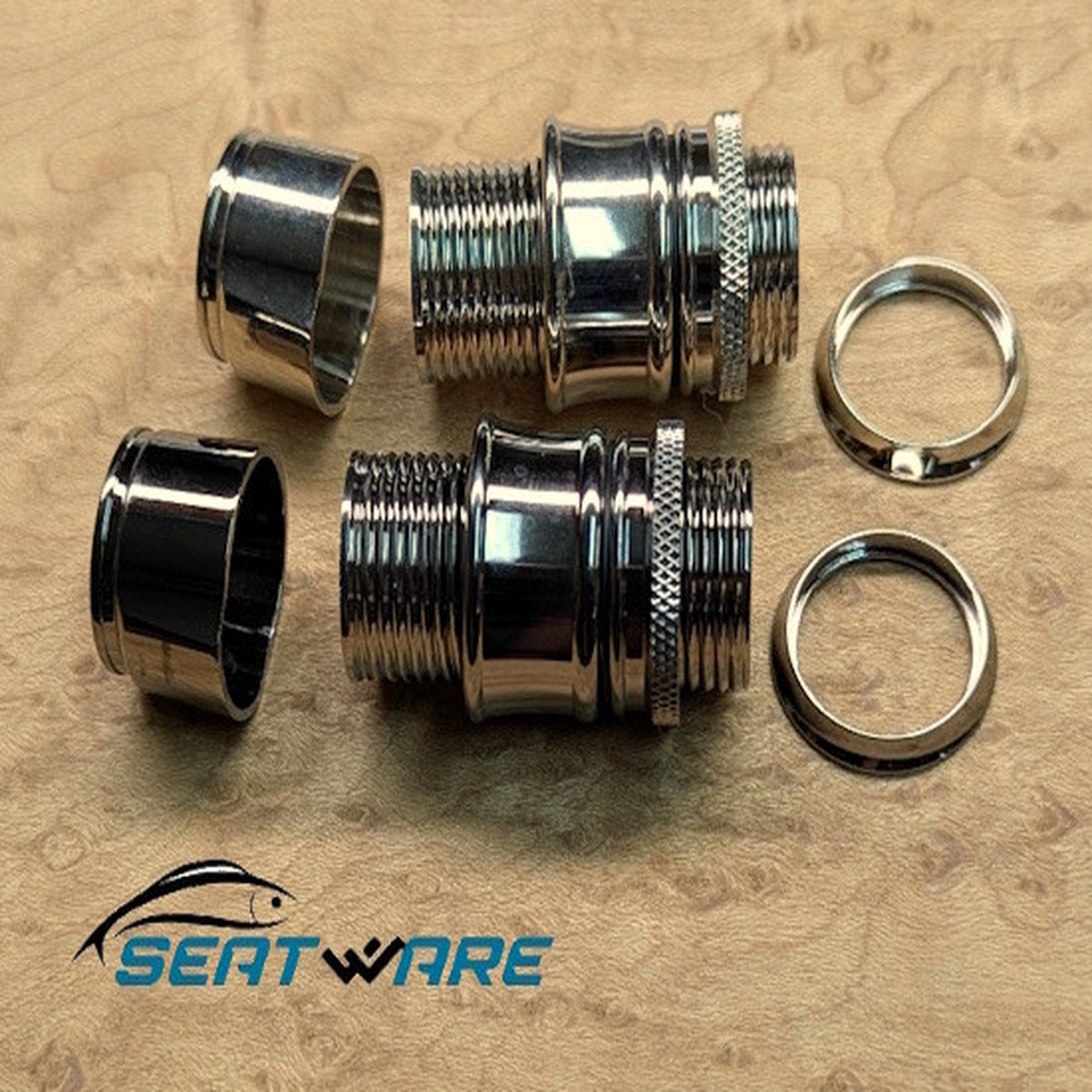 'SeatWare' Downlocking Nickel Reel Seat Skeleton Model-SW03