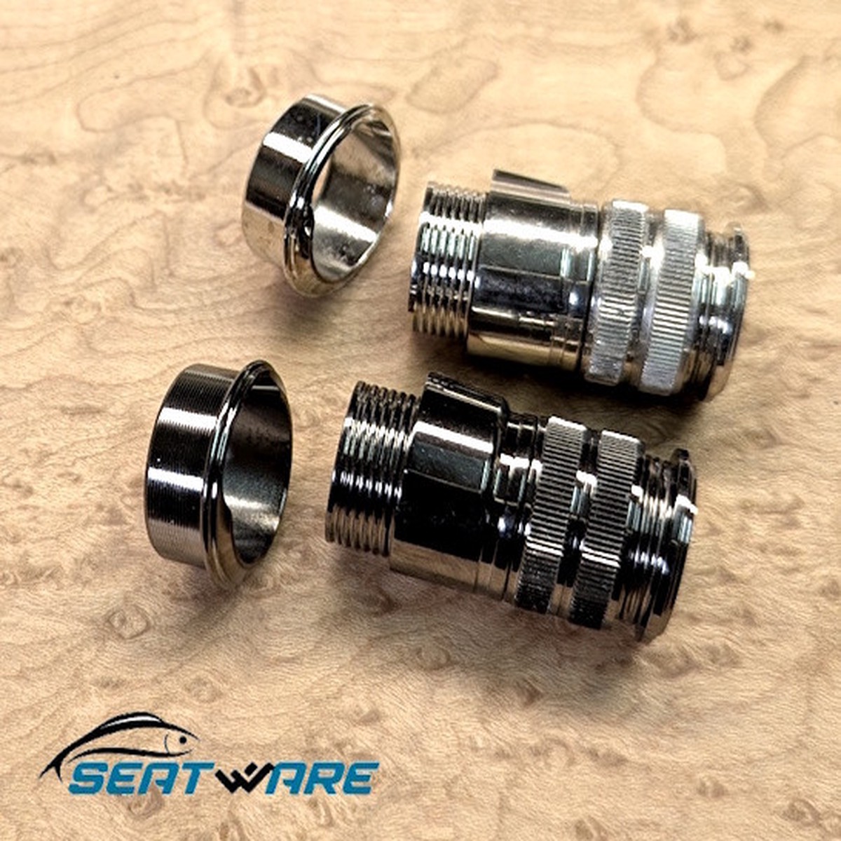 'SeatWare' Uplocking Nickel Reel Seat Skeleton Model-SW02