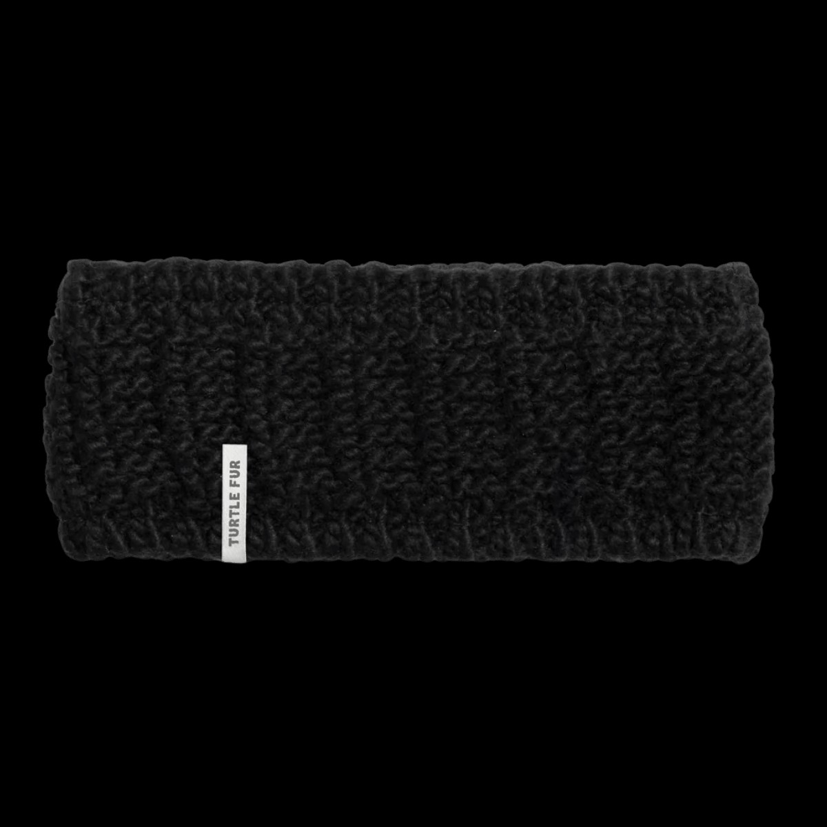 TURTLE FUR SHAY HEADBAND- BLACK