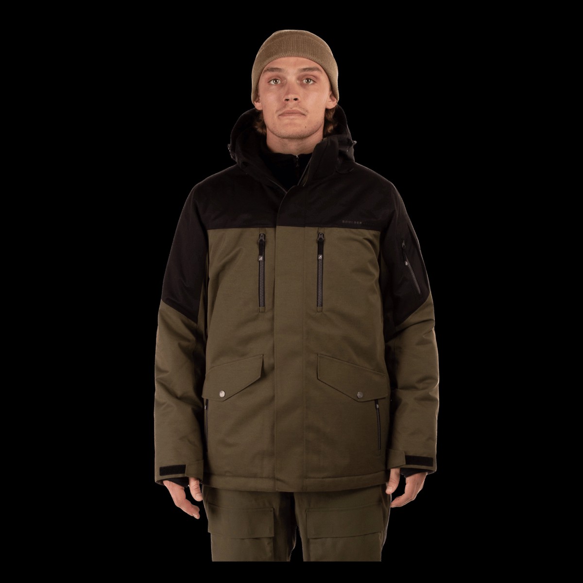 BOULDER GEAR MEN'S QUEST JACKET OLIVE NIGHT