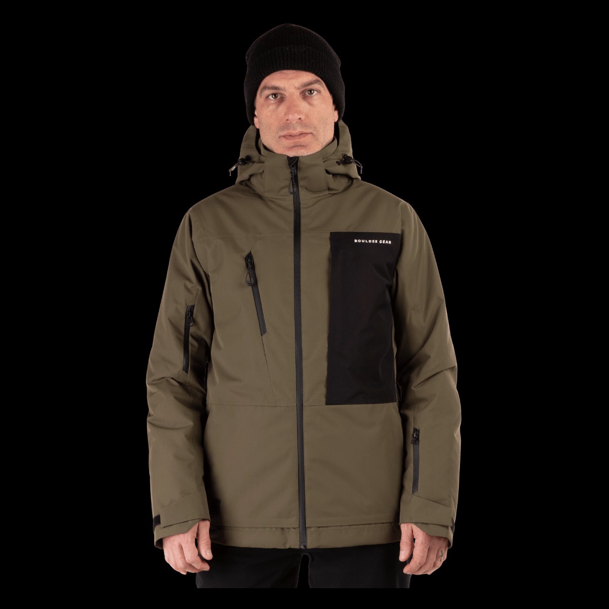 BOULDER GEAR MEN'S REACTOR JACKET OLIVE NIGHT