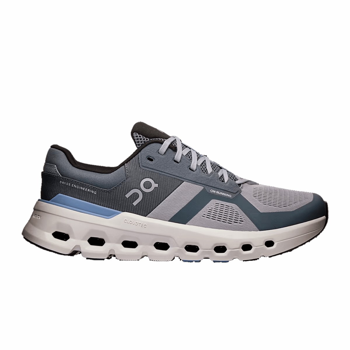 ON MEN'S CLOUDRUNNER 2 SHOES - ALLOY/CHAMBRAY