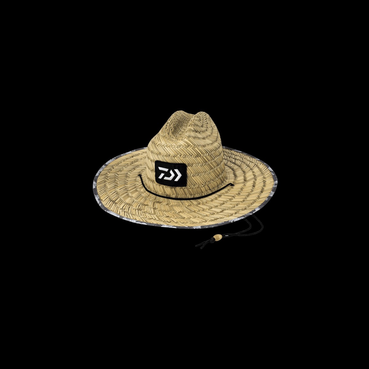 DAIWA D-VEC STRAW WHITE LOGO HAT