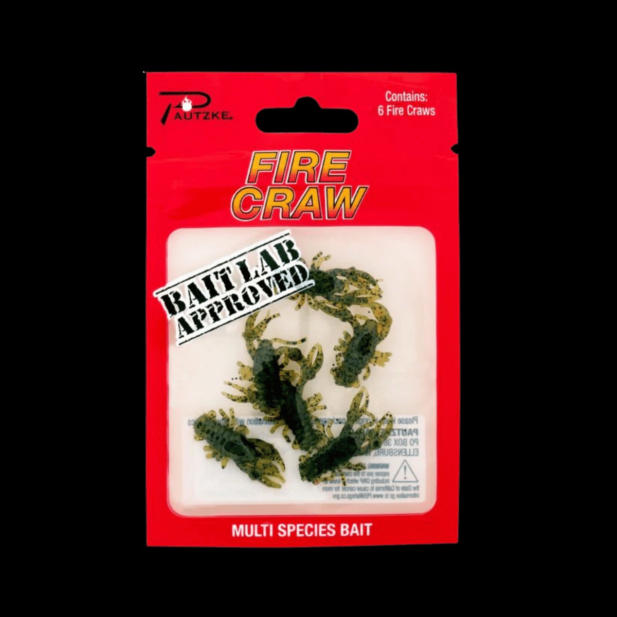 PAUTZKE BAIT FIRE CRAW 1 IN - 6 PACK
