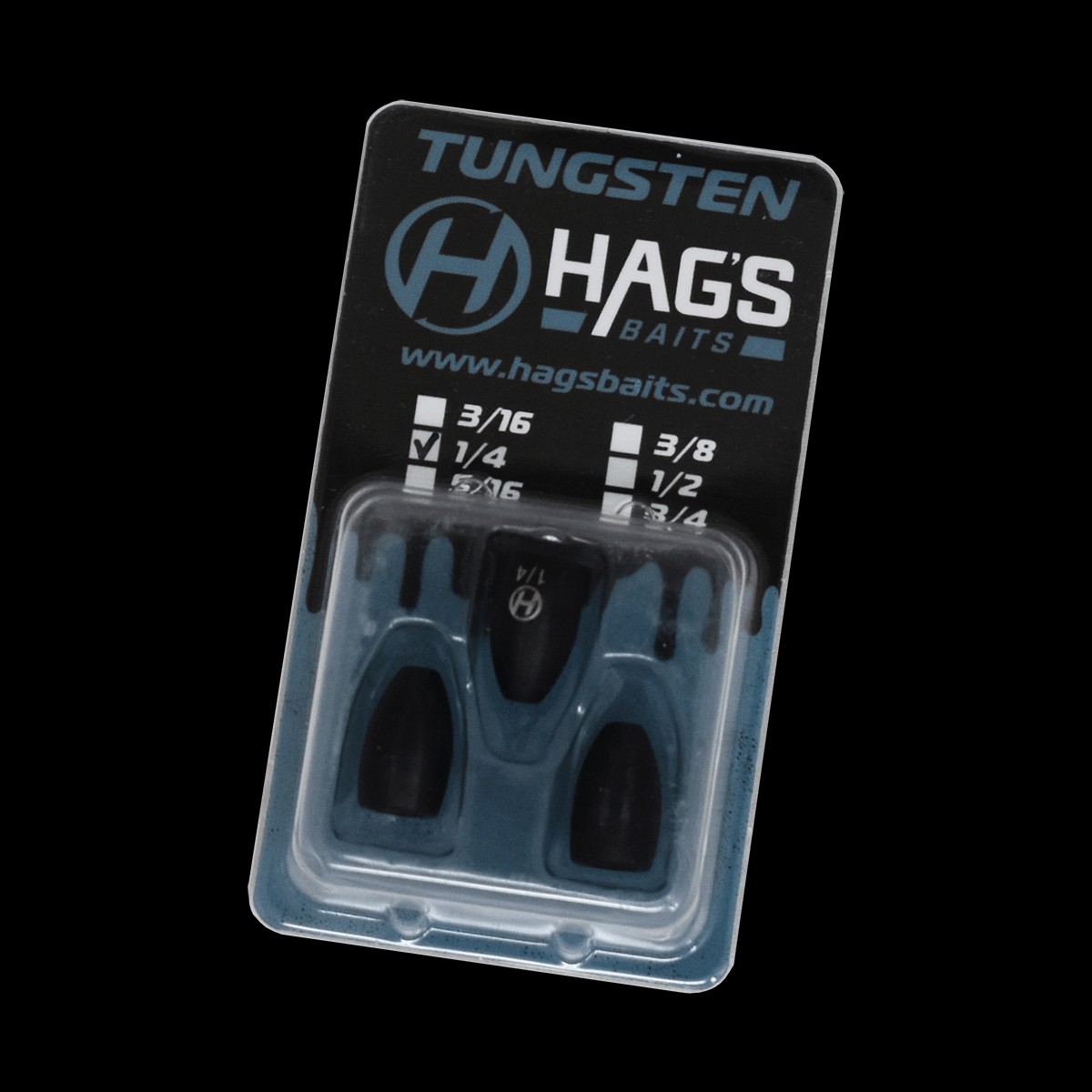 TUNGSTEN FLIPPING WEIGHT 1/4oz - 3PK