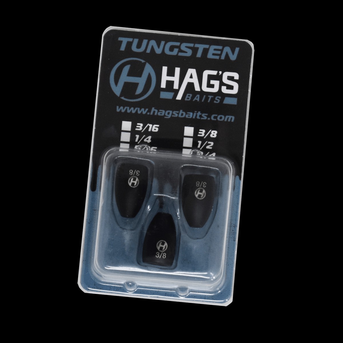 TUNGSTEN FLIPPING WEIGHT 3/8oz - 3PK