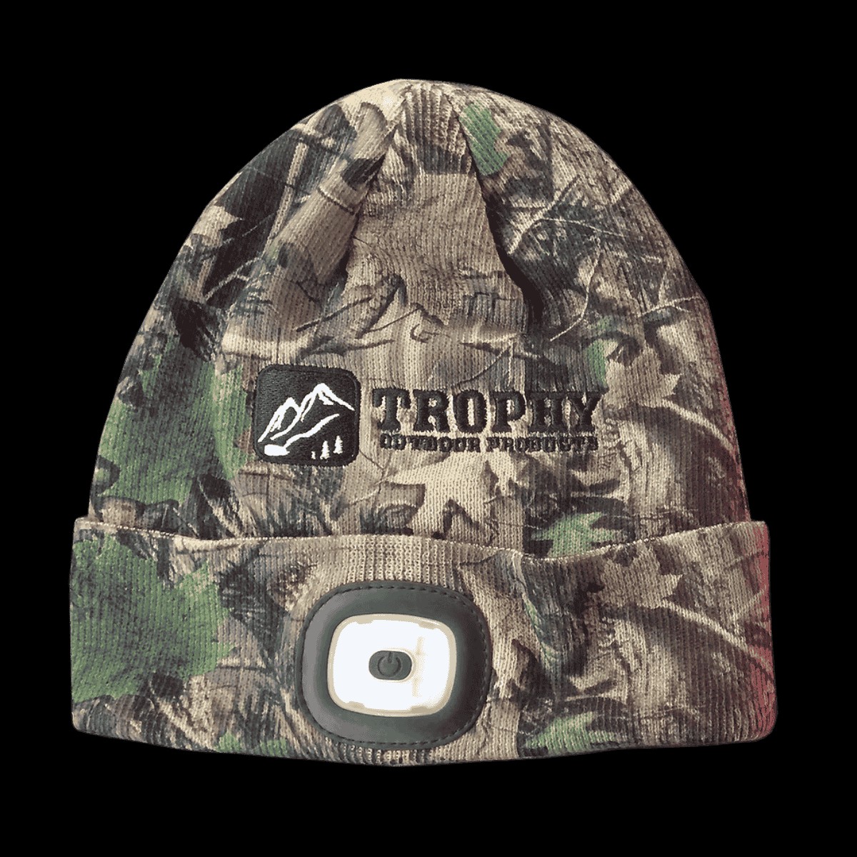TROPHY ANGLER TROPHY RECHARGEABLE LED HAT - CAMO