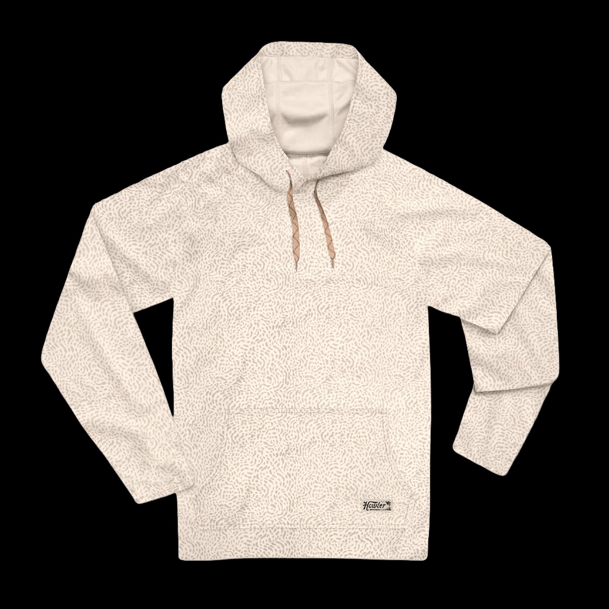 HOWLER BROTHERS LOGGERHEAD HOODIE - POND PATTERNS: BONE