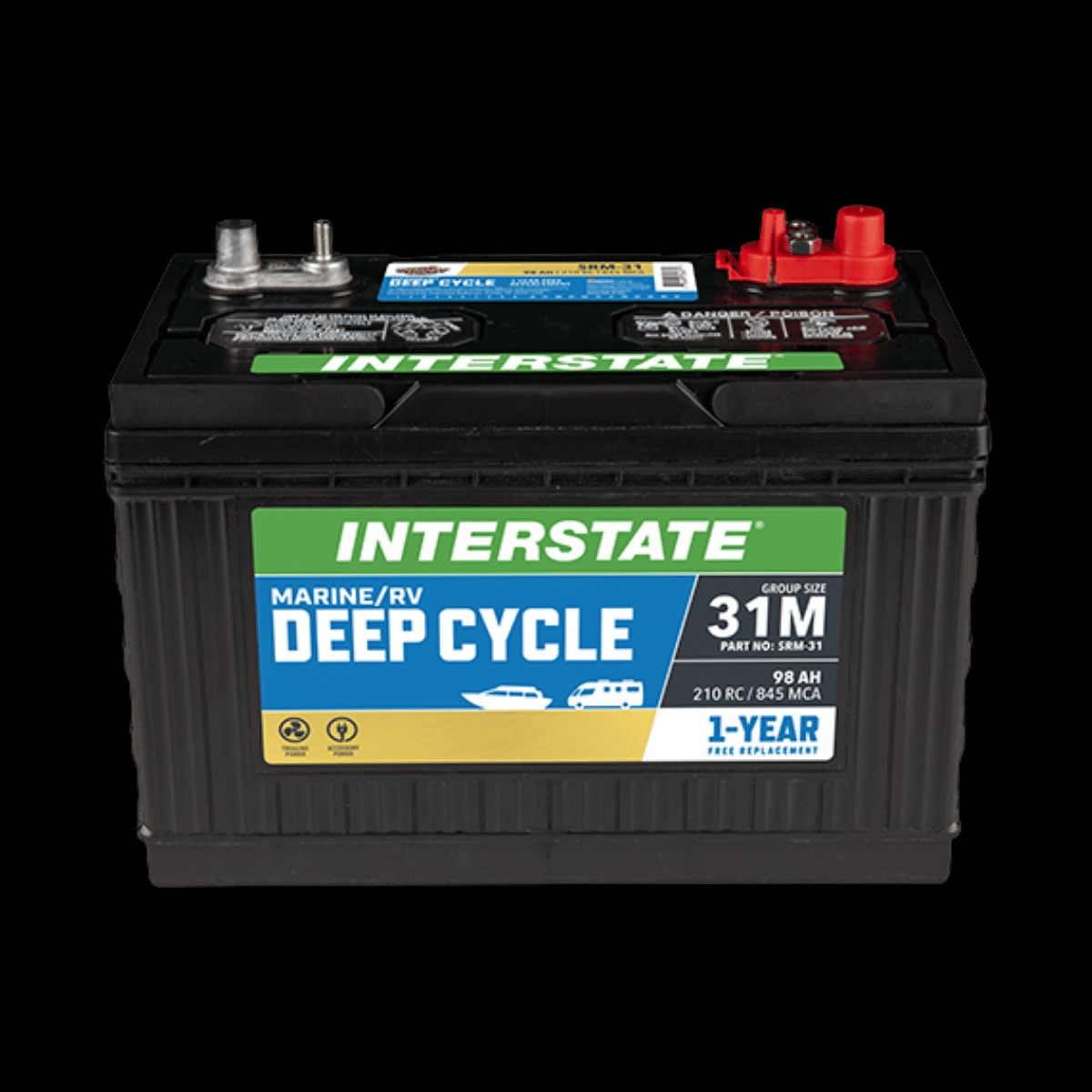 INTERSTATE MARINE/RV 12V BATTERY