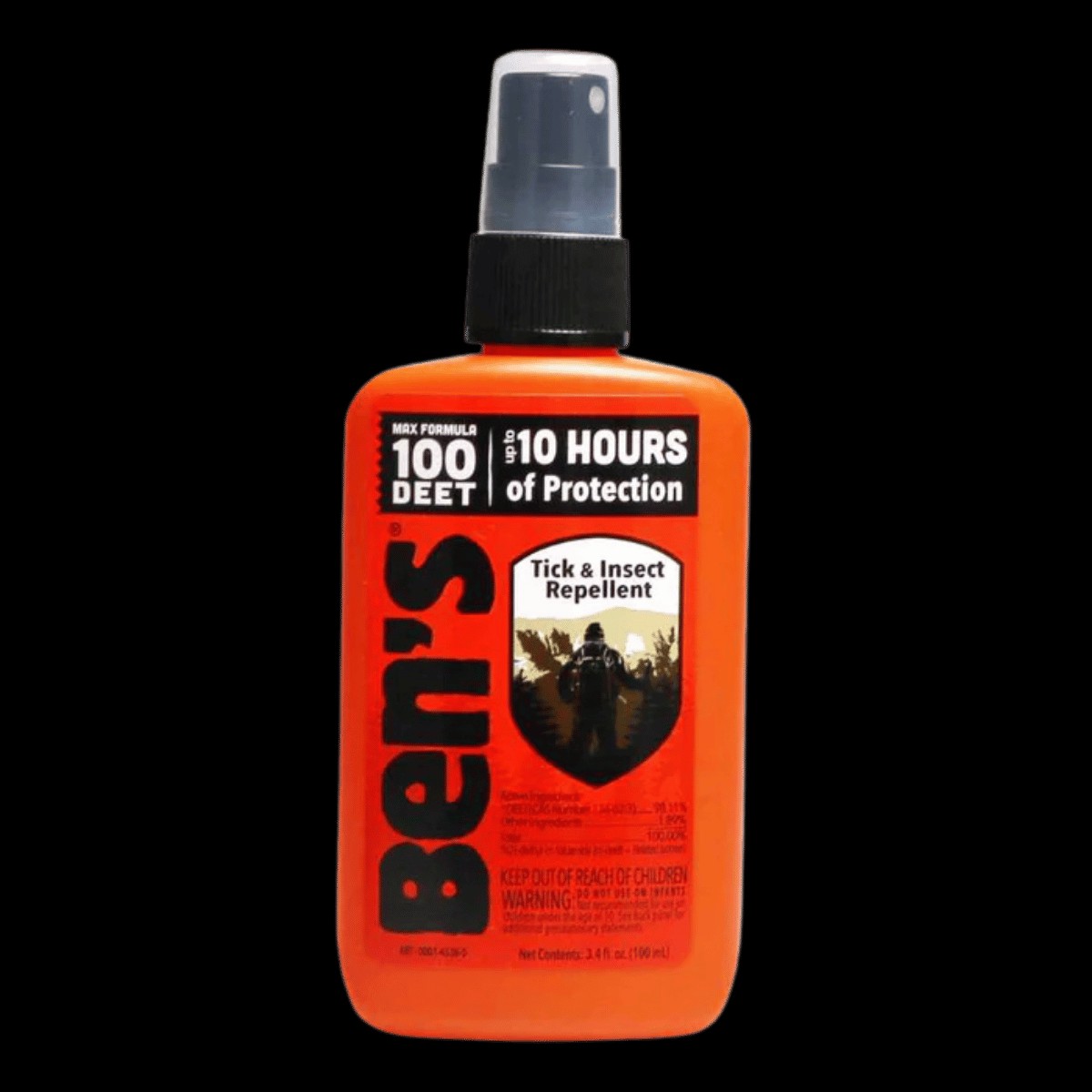 BEN'S MAX 100% DEET 3.4 OZ PUMP