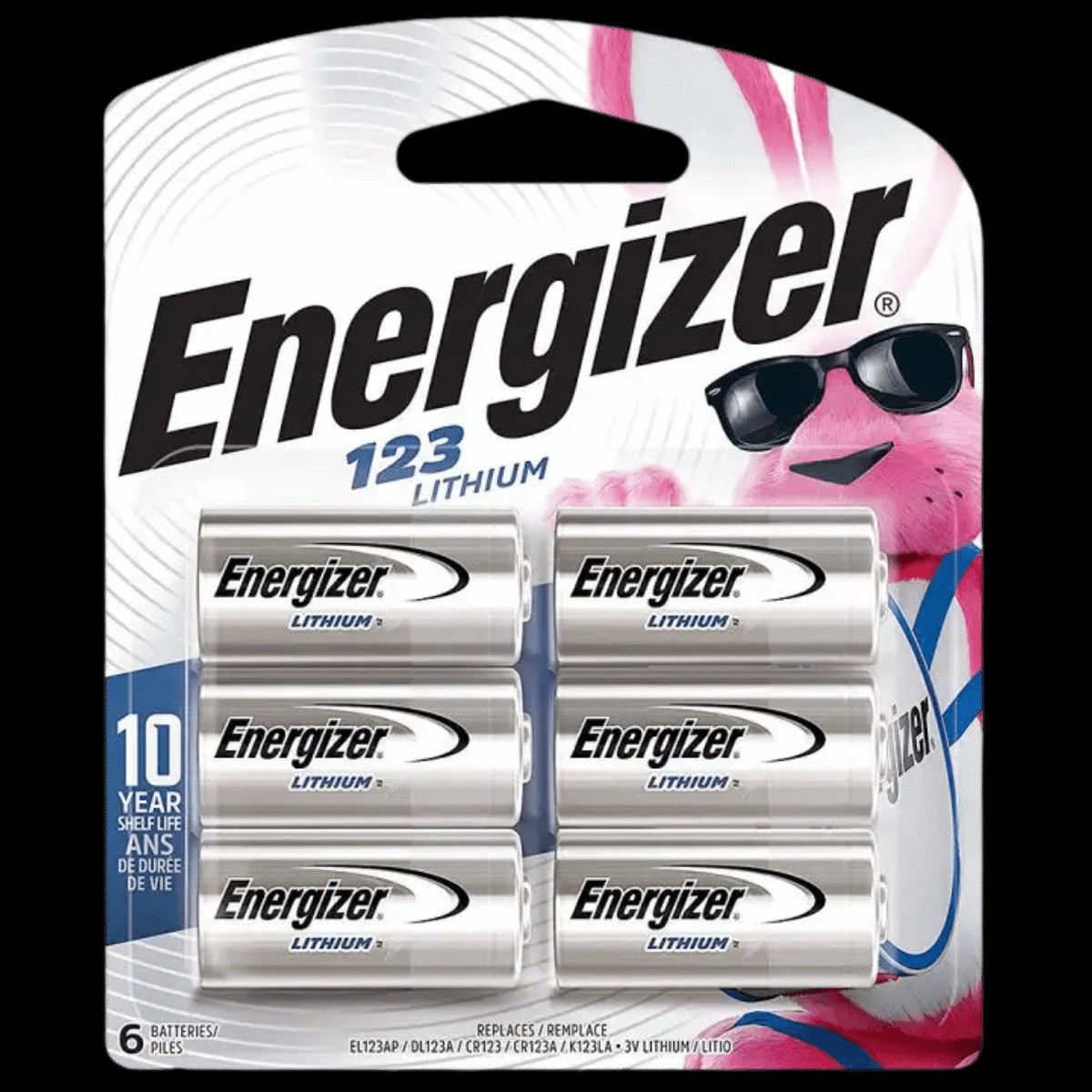 ENERGIZER BATTERY LITHIUM 123 BATTERY 6 PACK
